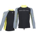 Майка RASHGUARD JUNIOR YELLOW/GREY Aqualung